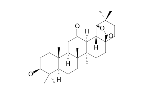 3.beta.-Hydroxy-12-oxo-13-H.alpha.-Olean-28,19.beta.-olide