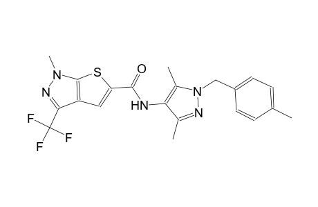 1H-thieno[2,3-c]pyrazole-5-carboxamide, N-[3,5-dimethyl-1-[(4-methylphenyl)methyl]-1H-pyrazol-4-yl]-1-methyl-3-(trifluoromethyl)-