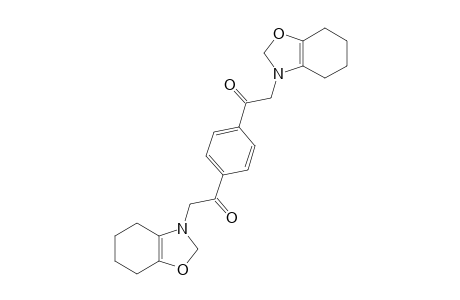 1,4-BIS-[3-(2',3',4',5',6',7'-HEXAHYDRO-BENZOXAZOLYL)-ACETYL]-BENZENE