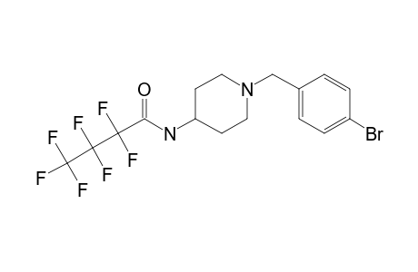 1-(4-Bromobenzyl)-4-piperidinamine, N-heptafluorobutyryl-