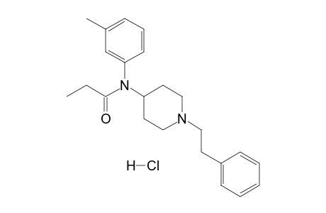 N-(3-Methylphenyl)-N-[1-(2-phenylethyl)-4-piperidinyl]propanamide  HC l  inkbr