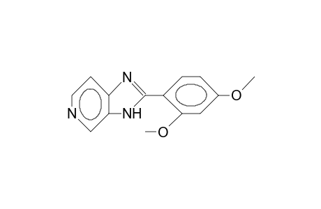 2-(2,4-Dimethoxy-phenyl)-1H-imidazo(4,5-C)pyridine