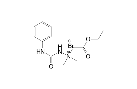 1-(2-Ethoxy-2-oxoethyl)-1,1-dimethyl-2-[(phenylamino)carbonyl]hydrazinium Bromide