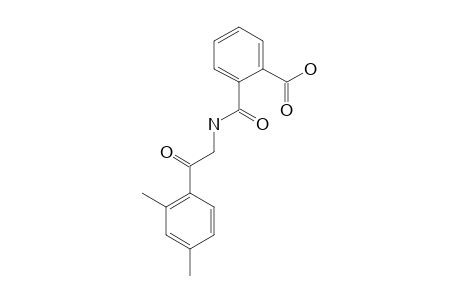 N-(2,4-dimethylphenacyl)phthalamic acid