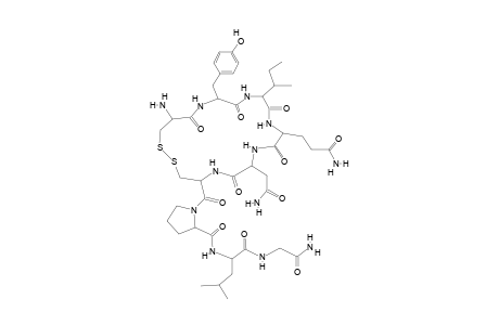 1-[19-amino-7-(2-amino-2-keto-ethyl)-10-(3-amino-3-keto-propyl)-16-(4-hydroxybenzyl)-6,9,12,15,18-pentaketo-13-sec-butyl-1,2-dithia-5,8,11,14,17-pentazacycloicosane-4-carbonyl]-N-[1-[(2-amino-2-keto-ethyl)carbamoyl]-3-methyl-butyl]pyrrolidine-2-carboxamid