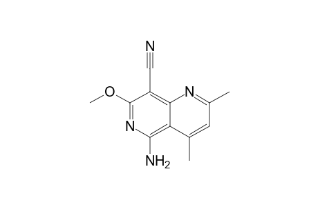 5-AMINO-8-CYANO-2,4-DIMETHYL-7-METHOXY-1,6-NAPHTHYRIDINE