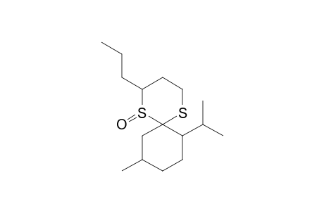 7-Isopropyl-10-methyl-2-propyl-1,5-dithia-spiro[5.5]undecane 1-oxide