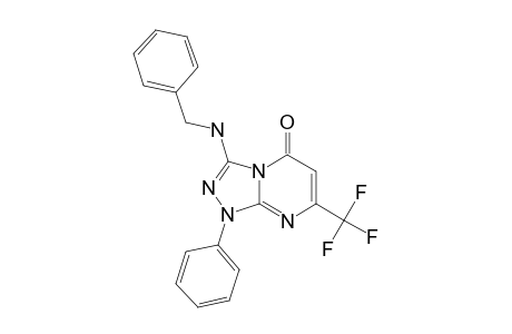 3-(Benzylamino)-1-phenyl-7-(trifluoromethyl)[1,2,4]triazolo[4,3-a]pyrimidin-5(1H)-one