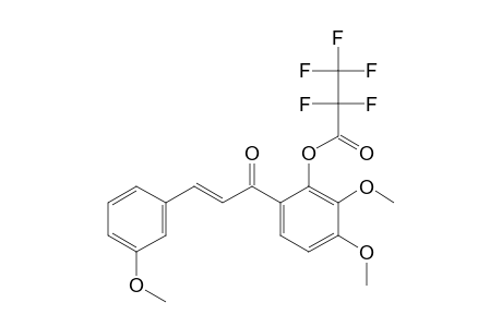 2'-Hydroxy-3,3',4'-trimethoxychalcone, pentafluoropropionate