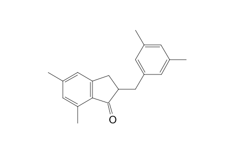 2-(3,5-Dimethylbenzyl)-2,3-dihydro-5,7-dimethyl-1H-inden-1-one