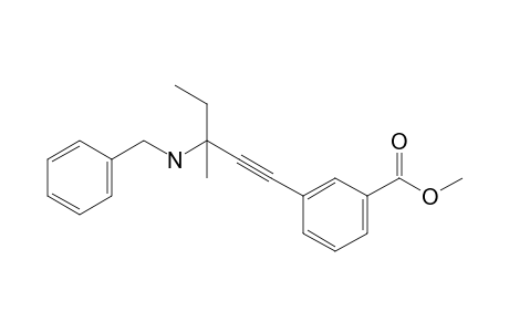 3-[3-Methyl-3-[(phenylmethyl)amino]pent-1-ynyl]benzoic acid methyl ester