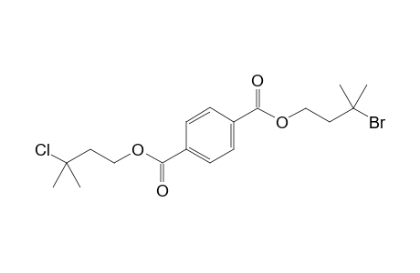 3-Bromo-3-methylbutyl (3-chloro-3-methylbutyl) terephthalate