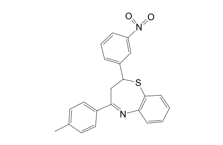 2,3-dihydro-2-(m-nitrophenyl)-4-p-tolyl-1,5-benzothiazepine