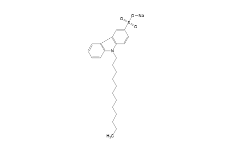 9-dodecylcarbazole-3-sulfonic acid, sodium salt