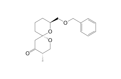 (3S,6R,8S)-8-((Benzyloxy)methyl)-3-methyl-1,7-dioxaspiro[5.5]undecan-4-one