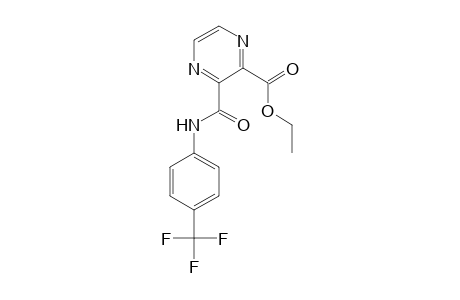2-Pyrazinecarboxylic acid, 3-[[[4-(trifluoromethyl)phenyl]amino]carbonyl]-, ethyl ester