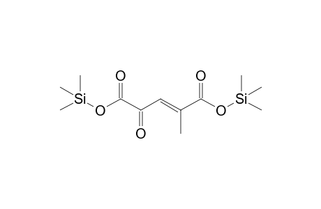 Bis(trimethylsilyl) (2E)-2-methyl-4-oxo-2-pentenedioate