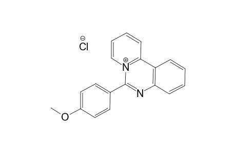 1-(4-Methoxyphenyl)pyrido[1,2-c]quinazolinium chloride