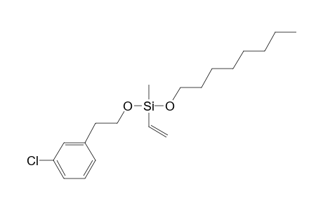 Silane, methylvinyl(2-(3-chlorophenyl)ethoxy)octyloxy-