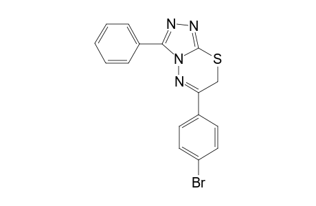 6-(4-Bromophenyl)-3-phenyl-7H-s-triazolo[3,4-b][1,3,4]thiadiazine