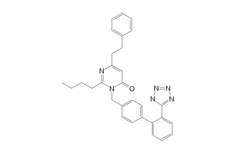 2-Butyl-6-phenylethyl-3-[2'-(1H-tetrazol-5-yl)biphenyl-4-ylmethyl]-3H-pyrimidin-4-one