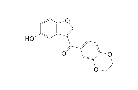 2,3-Dihydro-1,4-benzodioxin-6-yl(5-hydroxy-1-benzofuran-3-yl)methanone