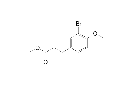 3-(3-Bromo-4-methoxyphenyl)propanoic acid, methyl ester