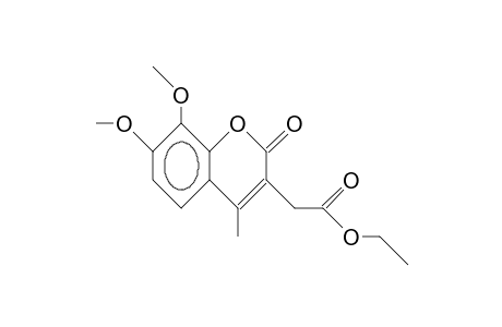 7,8-Dimethoxy-3-(ethoxycarbonylmethyl)-4-methylcoumarin