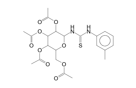 1-Deoxy-1-[3-(m-tolyl)-2-thioureido]-B-D-glucopyranose 2,3,4,6-