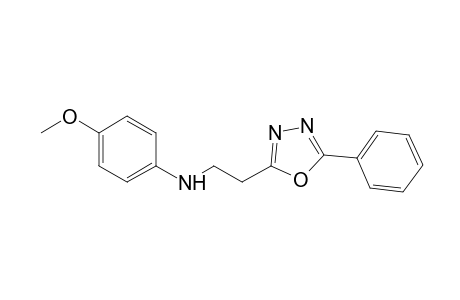 2-(2-p-anisidinoethyl)-5-phenyl-1,3,4-oxadiazole