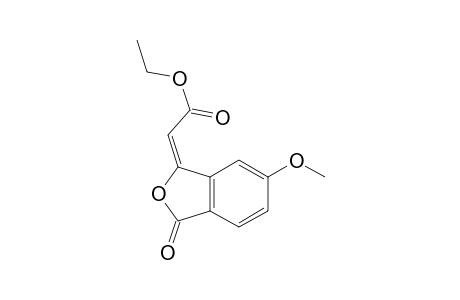 Acetic acid, (6-methoxy-3-oxo-1(3H)-isobenzofuranylidene)-, ethyl ester, (E)-