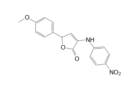 5-(p-methoxyphenyl)-3-(p-nitroanilino)-2(5H)-furanone