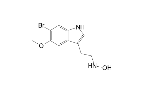 N-[2-(6-bromanyl-5-methoxy-1H-indol-3-yl)ethyl]hydroxylamine