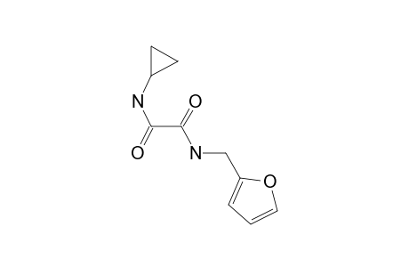 Oxamide, N-cyclopropyl-N'-(2-furfuryl)-