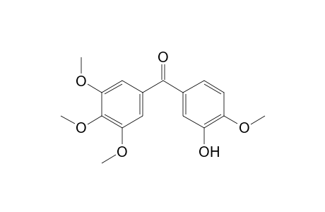 (3-Hydroxy-4-methoxyphenyl)(3,4,5-trimethoxyphenyl)methanone(Phenstatin, 4)