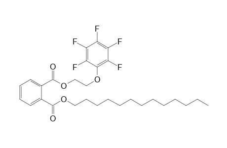 Phthalic acid, 2-(pentafluorophenoxy)ethyl tridecyl ester