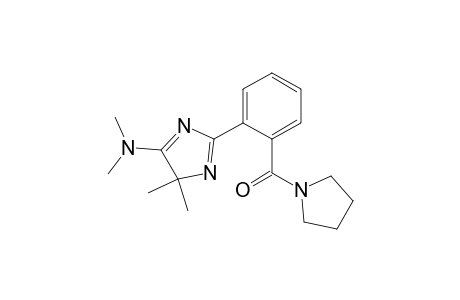 Pyrrolidine, 1-[2-[5-(dimethylamino)-4,4-dimethyl-4H-imidazol-2-yl]benzoyl]-