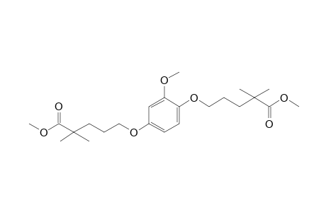 5,5'-[(2-Methoxy-p-phenylene)dioxy]bis[2,2-dimethylvaleric acid], dimethyl ester