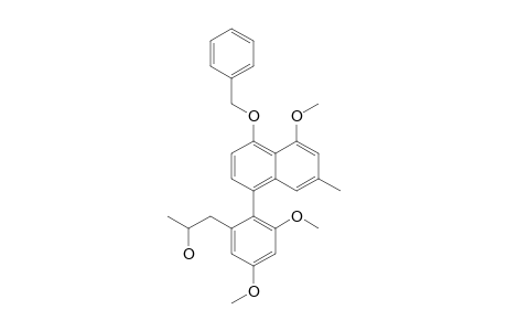 1,5-Dimethoxy-4-(4-benzyloxy-5-methoxy-7-methylnaphthyl)-3-(2-hydroxypropyl)benzene