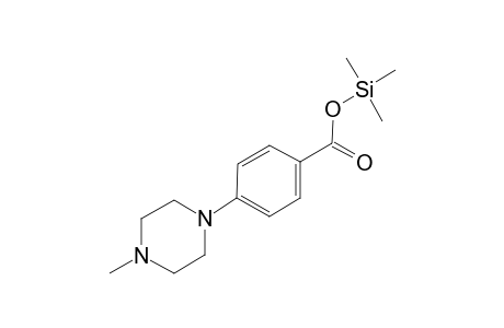 4-(4-Methylpiperazino)benzoic acid, tms