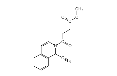 1-cyano-gamma-oxo-2(1H)-isoquinolinebutyric acid, methyl ester