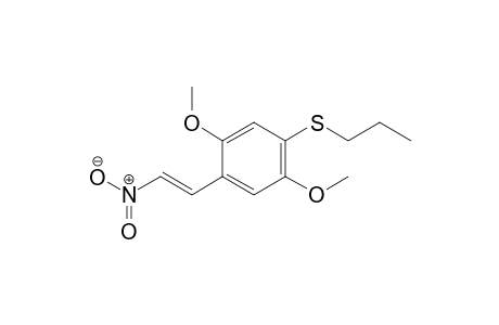 (E)-1-(4-Propylthio-2,5-dimethoxyphenyl)-2-nitroethene