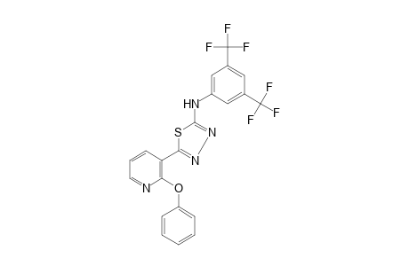 2-(alpha,alpha,alpha,alpha',alpha',alpha'-HEXAFLUORO-3,5-XYLIDINO)-5-(2-PHENOXY-3-PYRIDYL)-1,3,4-THIADIAZOLE