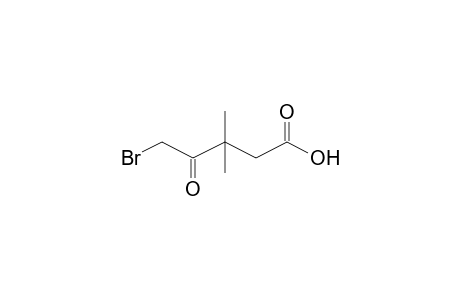 5-Bromo-3,3-dimethyl-4-oxopentanoic acid
