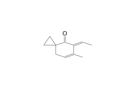 E-5-ETHYLIDEN-6-METHYLSPIRO-[2.5]-OCT-6-EN-4-ON