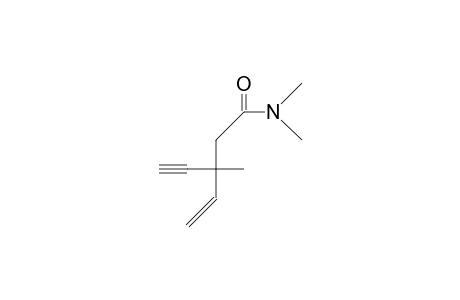 3-ethynyl-N,N,3-trimethylpent-4-enamide