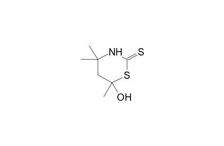 4,4,6-TRIMETHYL-6-HYDROXYTETRAHYDRO-1,3-THIAZIN-2-THIONE