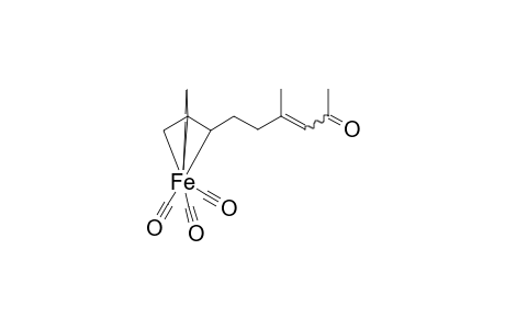 (Z)-4,8-Dimethyl-2-oxo-3-nonen-8-yl -tricarbonylferrium Complex