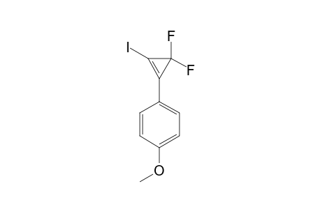 3,3-Difluoro-1-iodo-2-(4-methoxyphenyl)-cyclopropene