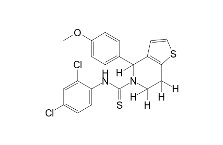 2',4'-Dichloro-4-(p-methoxyphenyl)-4,5,6,7-tetrahydrothiothieno[3,2-C]pyridine-5-carboxanilide